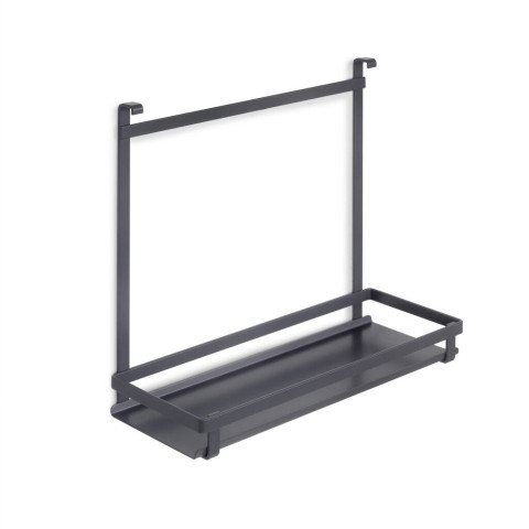 Porte-ustensiles de cuisine Titane , acier, gris anthracite
