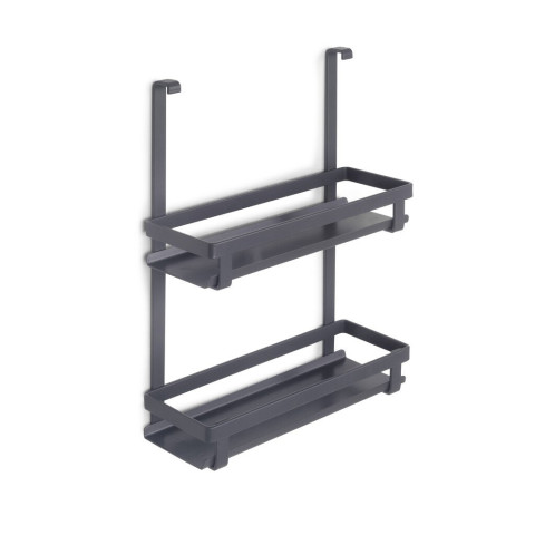 Porte-bocaux à épices Titane, acier, gris anthracite