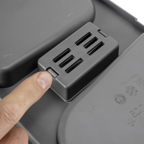 Poubelles pour tiroir de cuisine Recycle avec reservoir anti-odeurs, Hauteur 216