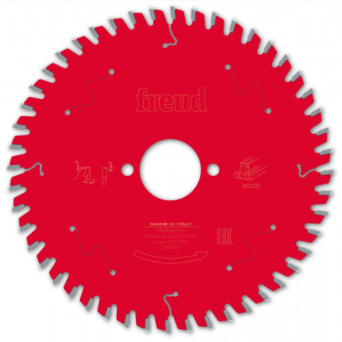 Lame pour scie circulaire portative freud - ø160 2,4/1,6 al30 z48 ba 5° - f03fs09685 -fr06w013h
