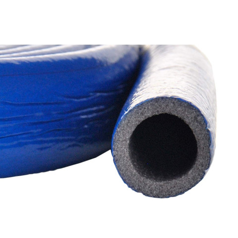 Gaine mousse isolante 6 mm pour tube et tuyau ø18 mm    bleu   10 m