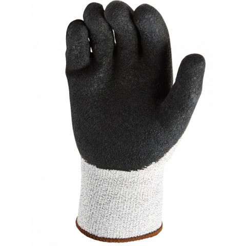 Gant anti coupure singer tricot enduit latex latex taille 10 protection niveau 5 dos aere