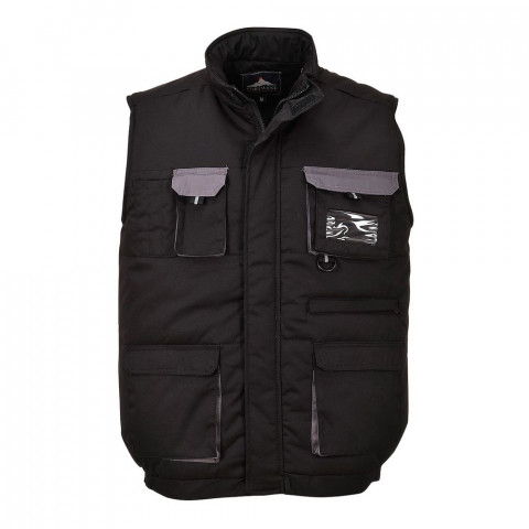 Gilet de froid Matelassé sans manches Portwest Texo Contrast - Couleur et taille au choix
