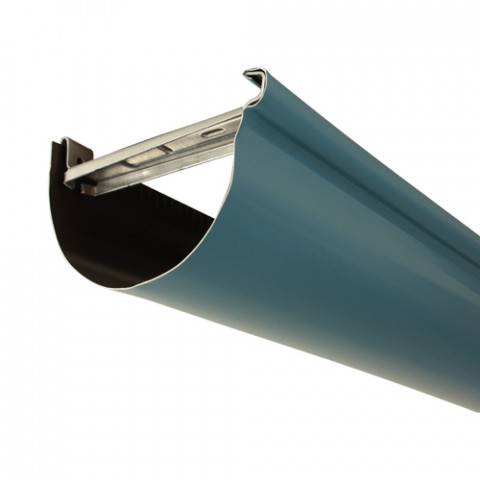 Gouttière aluminium demi-ronde 2 mètres développé 270