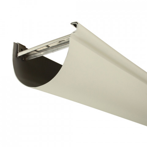 Gouttière aluminium demi-ronde 2 mètres développé 270