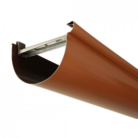 Gouttière aluminium demi-ronde 2 mètres développé 270