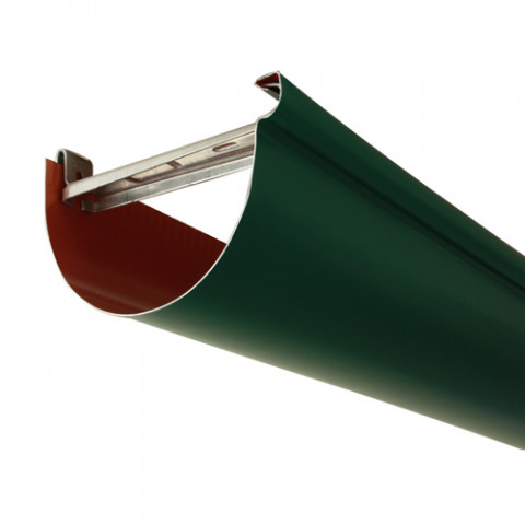 Gouttière aluminium demi-ronde 2 mètres développé 270