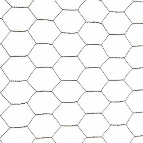 Grillage à poule 1x10 m virage - gris