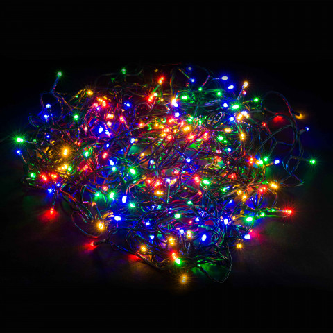 Guirlande 400 led multicolore 5m extérieur