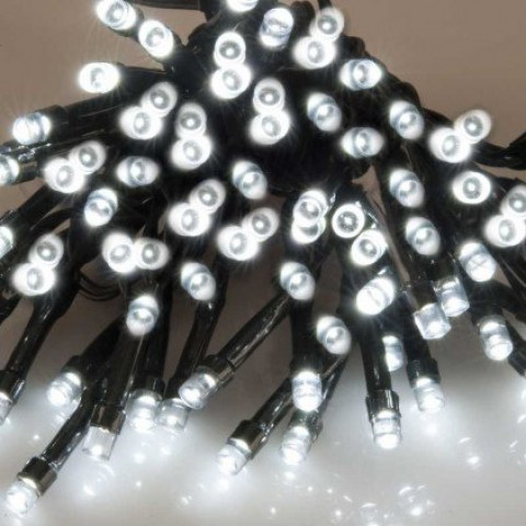 Guirlandes solaires à led animée multifonction 12,9 mètres sourcidys blanc