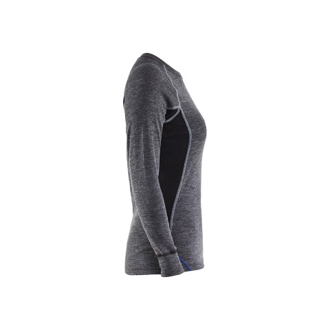 Haut de sous-vêtements en laine mérinos WARM femme 72001732 - Taille au choix