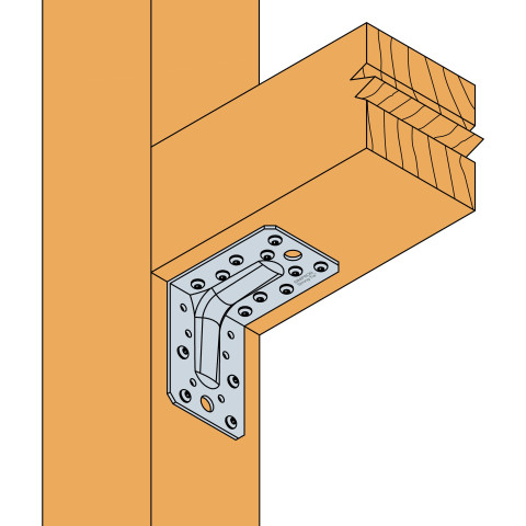 Equerre renforcée (105, 70, 90) ABR - Boite de 50 - Dimensions au choix