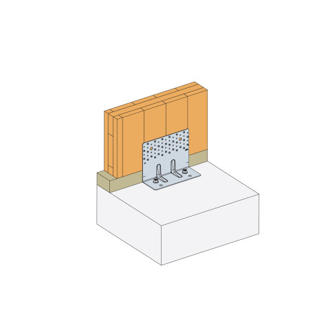 Equerre renforcée ABR255 pour CLT - Carton de 10 - Dimensions au choix