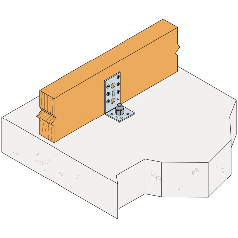 Equerre structurelle renforcée EB 90/48/48/3 - EB/7048