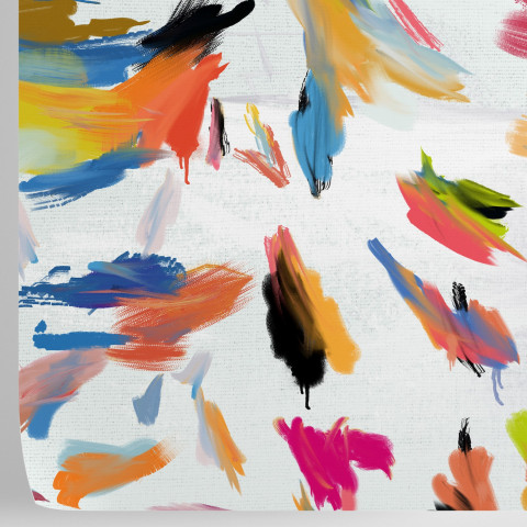 Papier peint abstrait coups de pinceau - PENNELLATE++