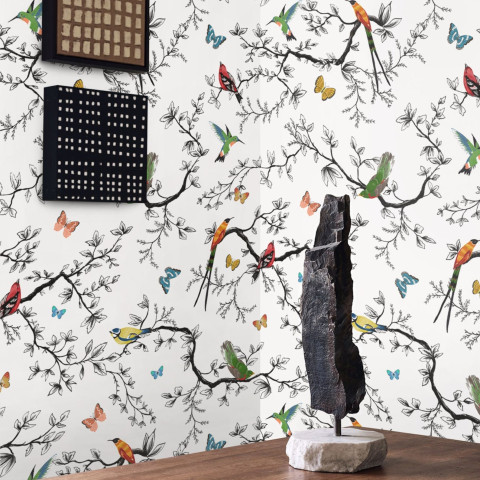 Papier peint battement d'ailes - BATTITI++