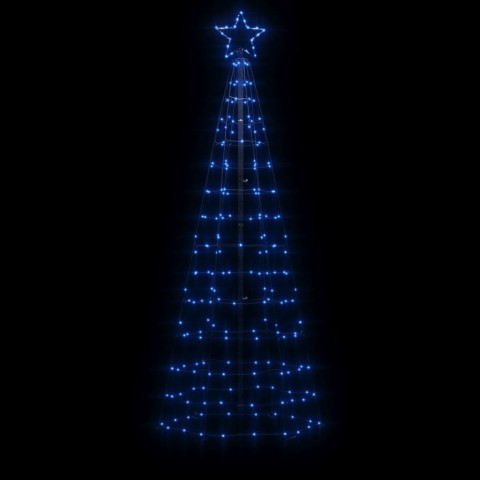 Arbre de Noël lumineux avec piquets 220 LED - Couleur d'éclairage et hauteur au choix