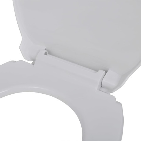 Abattant WC à fermeture en douceur Blanc Ovale