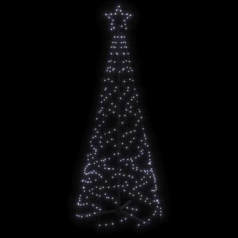 Arbre de Noël cône 200 LED 70x180 cm - Couleur d'éclairage au choix