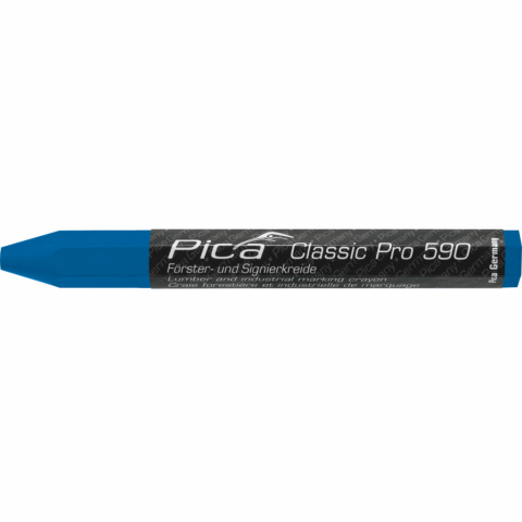 Pica crayons de marquage classic pro 590 12 pcs 120 mm bleu