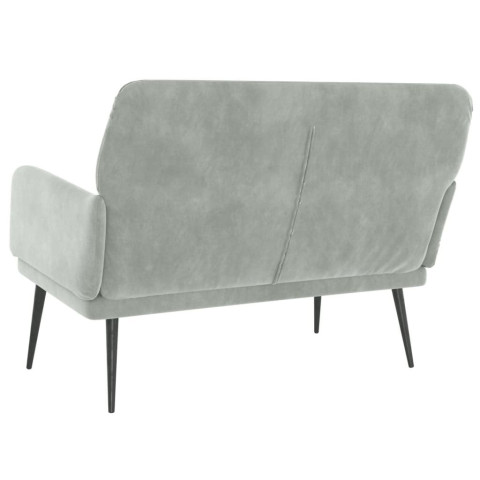 Banc 108x79x79 cm velours - Couleur au choix