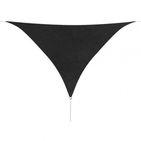 Vidaxl parasol en tissu oxford triangulaire 5x5x5 m anthracite