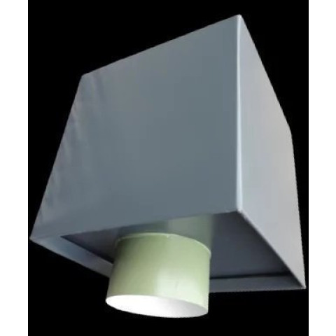 Boite à eau alu 400x400x400 - RAL 7016 Gris Anthracite