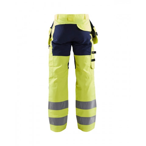 Pantalon artisan haute-visibilité stretch poches choix coloris  15521811
