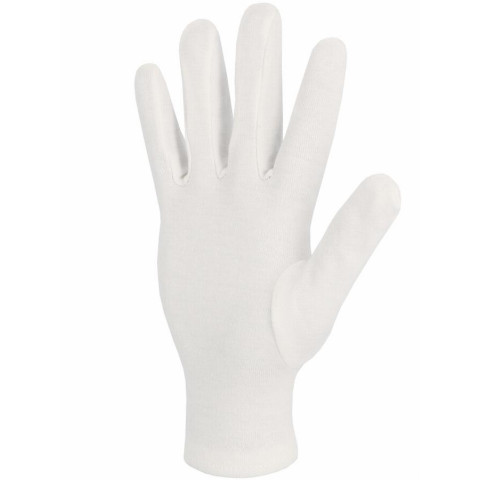 Gant coton interlock blanchi ourlet version lourde - SINGER - JB