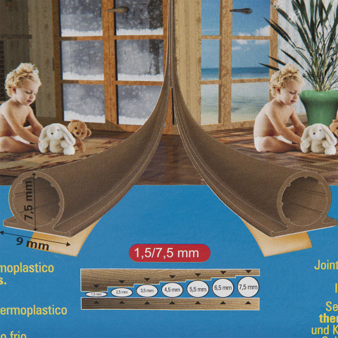 Joint adhésif thermoplastique marron 2x3m