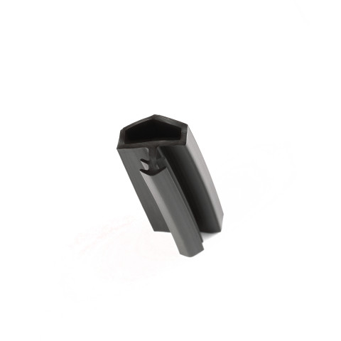 Joint de porte intérieure sur dormant en PVC - Rainure 4 mm - Rouleaux 150 m - Noir - KISO - S 0680 NOIR