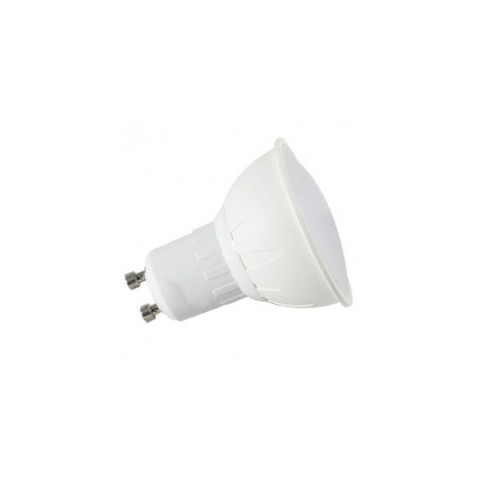Kit spot led GU10 3 watt (eq. 30 watt) - Douille GU10 domino - Support blanc - Couleur eclairage - Blanc froid, Type Support - Rond fixe 85mm