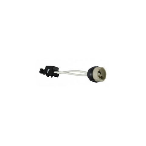 Kit spot led GU10 5 watt (eq. 50 watt) - Douille GU10 domino - Support blanc - Couleur eclairage - Blanc chaud 3000°K, Type Support - Rond orientable 92mm