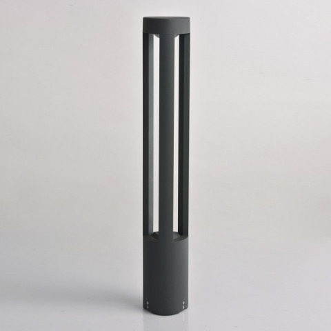 Lampadaire noir street 1 ampoule 80 cm