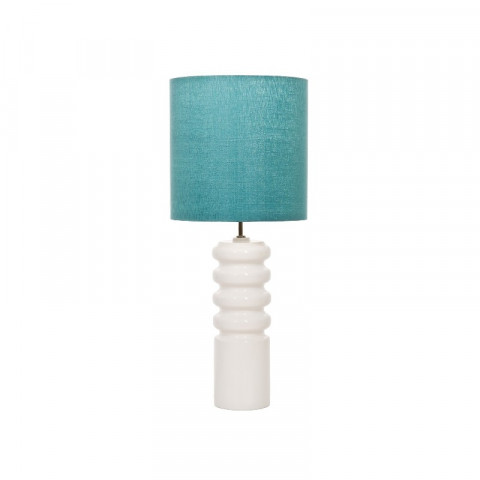 Lampe bubble, céramique, blanc, sans abat-jour