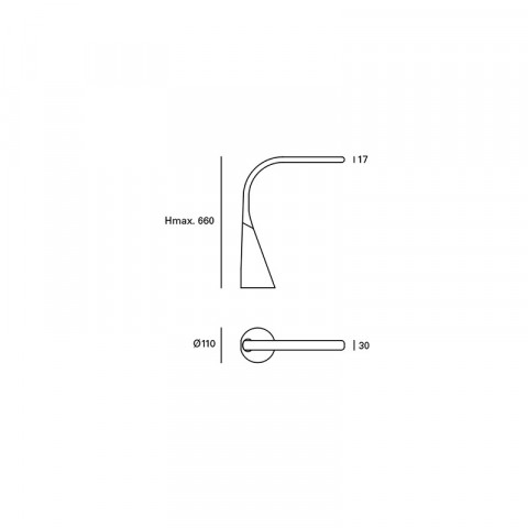 Lampe de table décorative stol led 12 ampoules