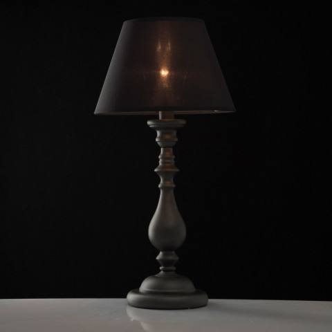 Lampe de table grise neoclassic 1 ampoule 55 cm