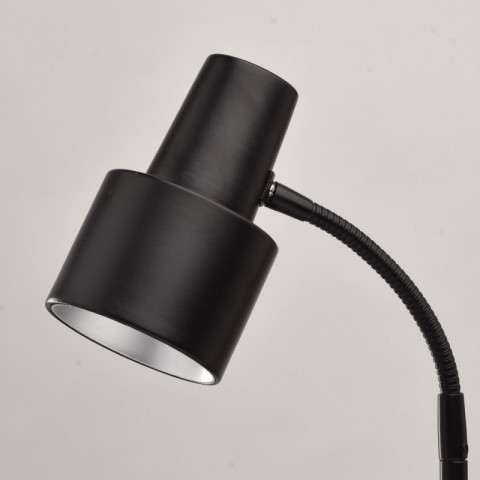 Lampe de table noire techno 1 ampoule 47 cm