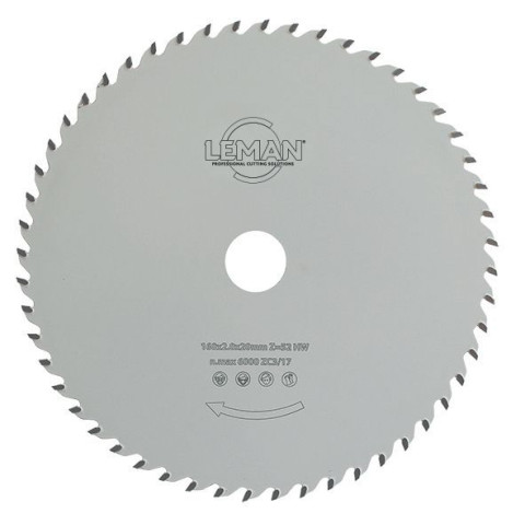 Lame carbure multi-matériaux pour électroportatif/scie à onglet - Ø 235 mm - ép. 2,0/1,4 - al. 30 mm - 90 dents -LEMAN - 923.235.3090