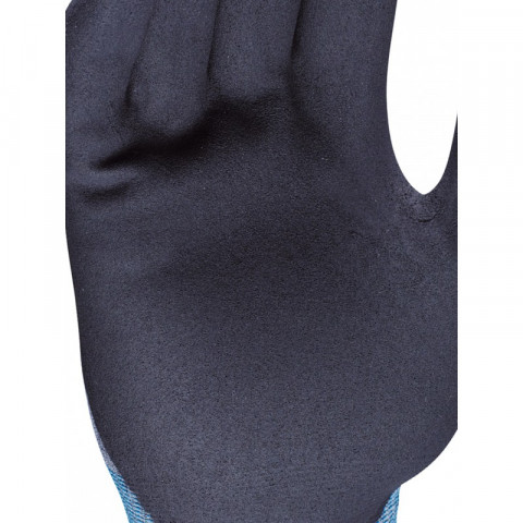 Lot de 5 gants manutention légère singer - milieux humides 3/4 enduit nitrile paume enduite sans picot jauge 15 - Taille au choix