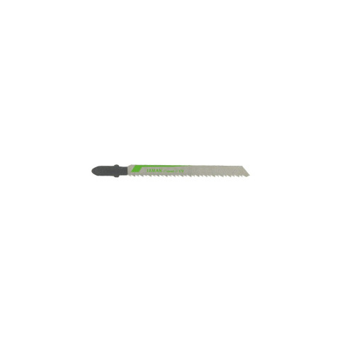 5 lames de scie sauteuse CV - Lu. 75 mm pas 2.5 mm - coupe fine pour bois - LEMAN - 7003.05