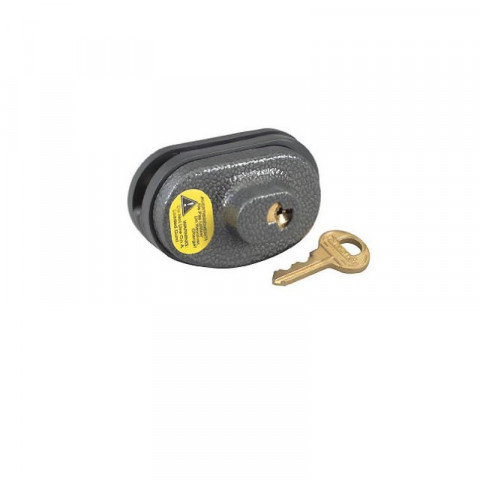 Master lock - 087431 - cadenas à clé en acier et zinc pour revolver