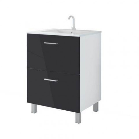 Mennza meuble de salle de bain daia - Couleur et dimension du meuble au choix