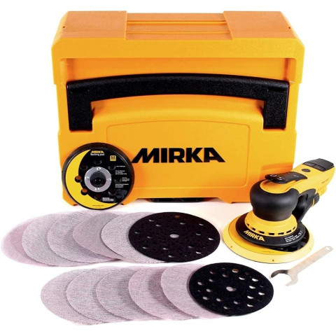 Ponceuse orbitale MIRKA Deros II 5650 - Ø 125/150 mm - MIRKA - avec coffret de rangement - MID5650404CA