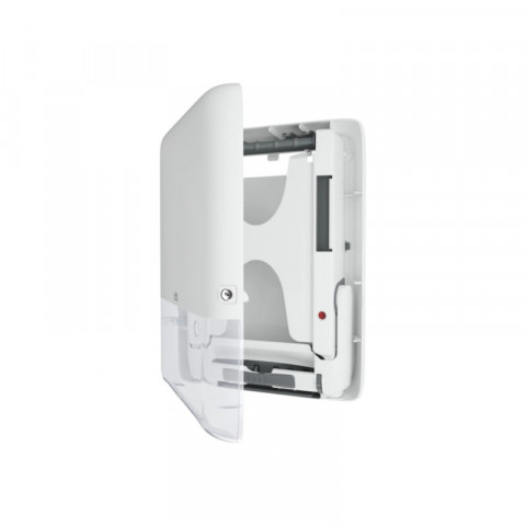 Mini distributeur tork peakserve® pour essuie-mains continus - blanc - 552550