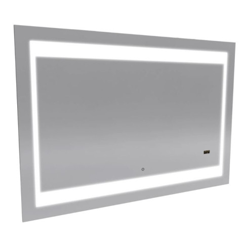 Miroir salle de bain LED auto-éclairant 100x70x4.5cm - CHRONOS Aurlane - MIR013