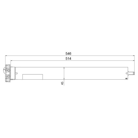 Moteur filaire ø 45 mm pour volet roulant 60 kg - 30 nm