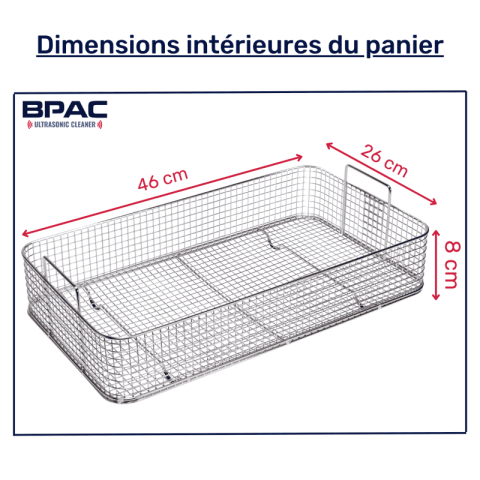 Bpac nettoyeur ultrasons 20 litres analogique