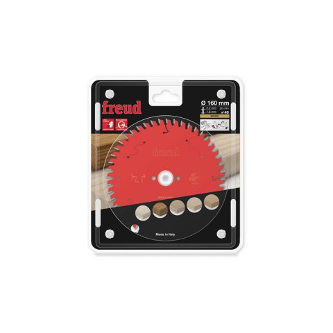 Lame pour scie circulaire portative FREUD - Ø180 2,4/1,6 AL20 Z24 BA 15° - F03FS09696 - FR09W001H