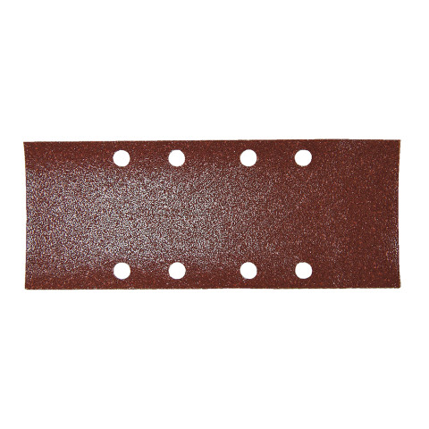 10 Feuilles rectangulaires abrasives 93x230 mm G80 - 4 + 4 trous - MAKITA - P-31859